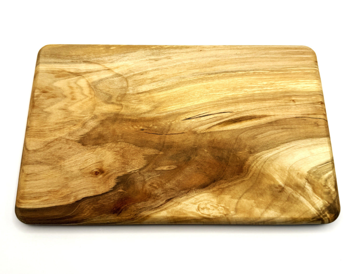 Handcrafted Solid Wood Cutting Board (Small) - Wormy Maple