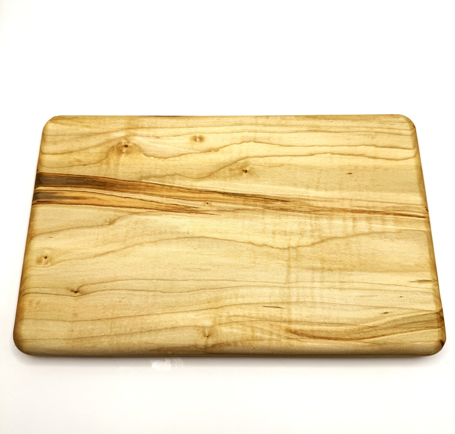 Handcrafted Solid Wood Cutting Board (Small) - Wormy Maple