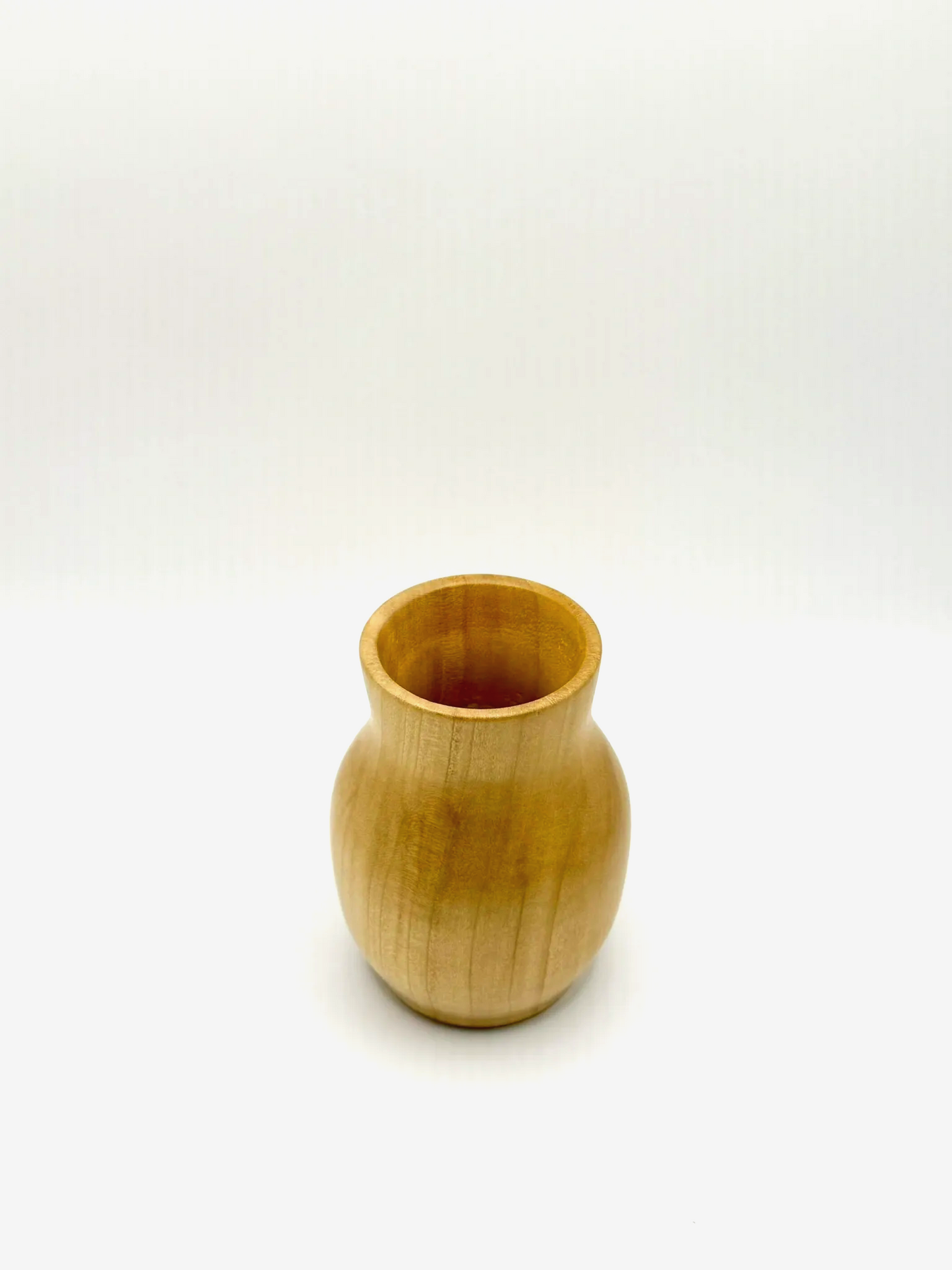 Hickory Handcrafted Wooden Vase (Decorative)