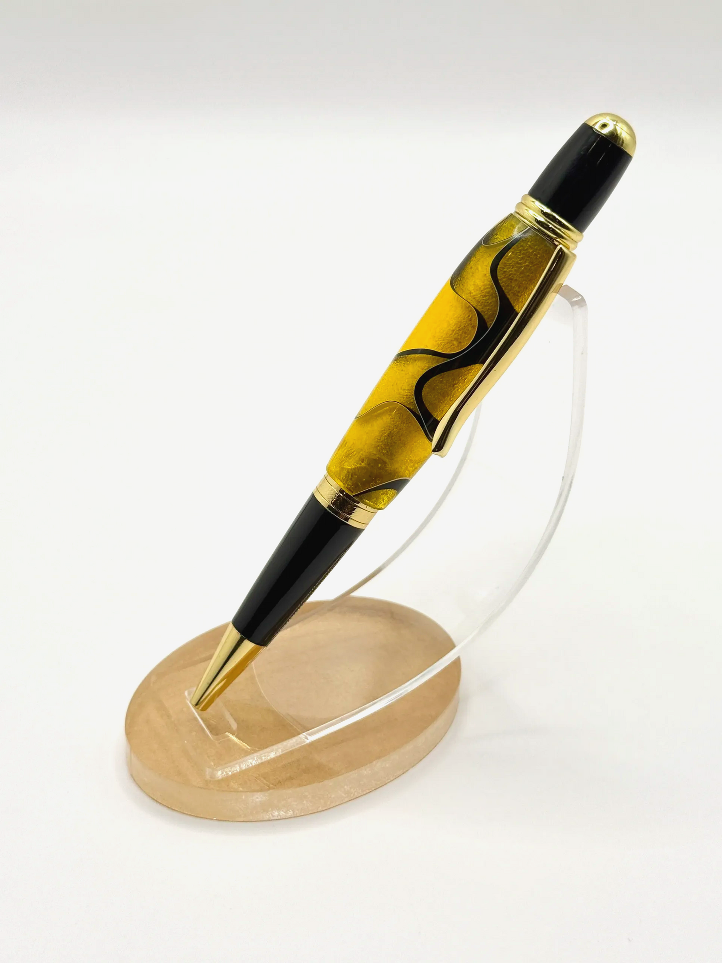 Acrylic Medium-Body Ballpoint Twist Pen (Gold)