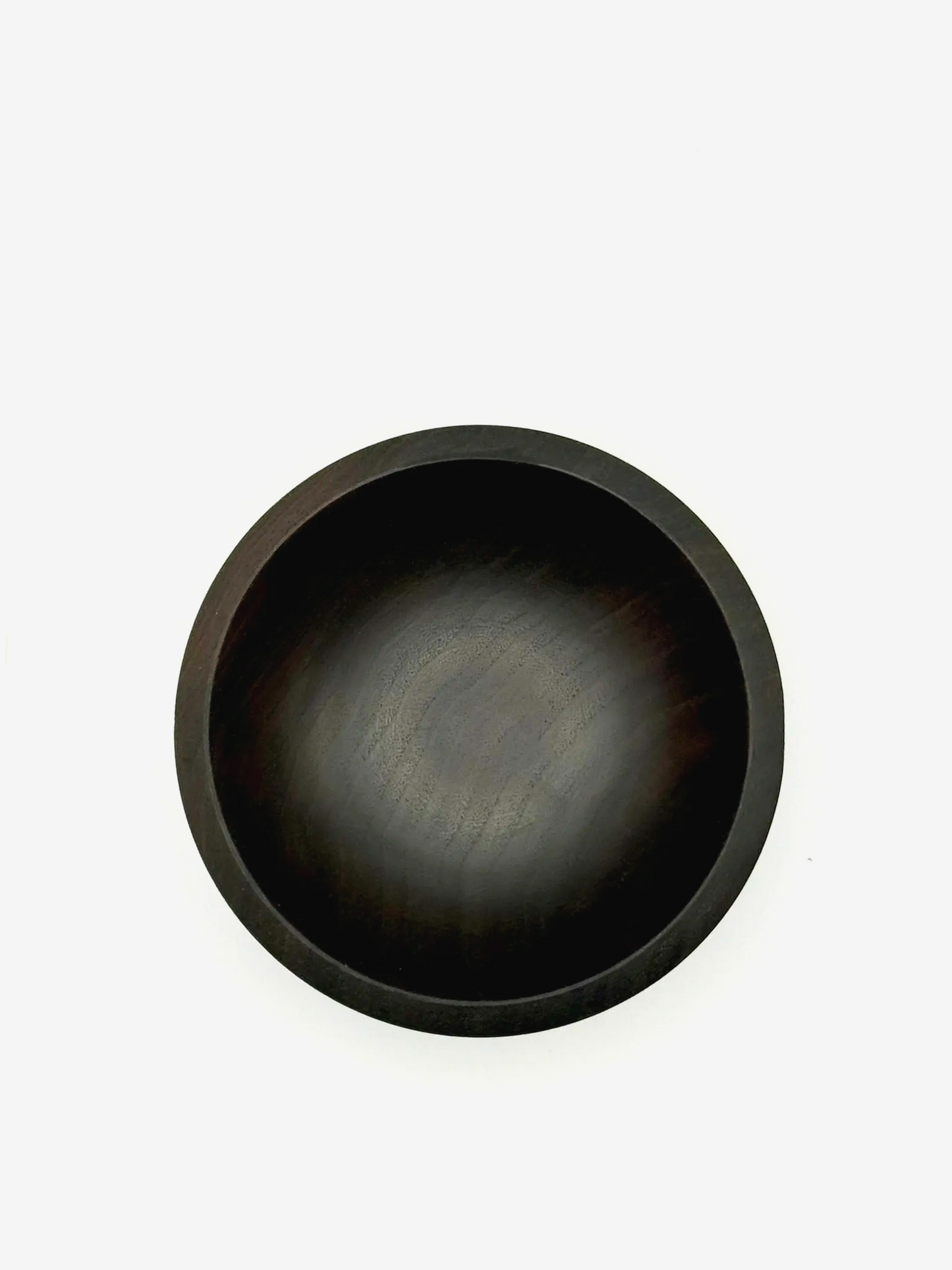 Handcrafted Dark Walnut Bowl (Food-Safe)