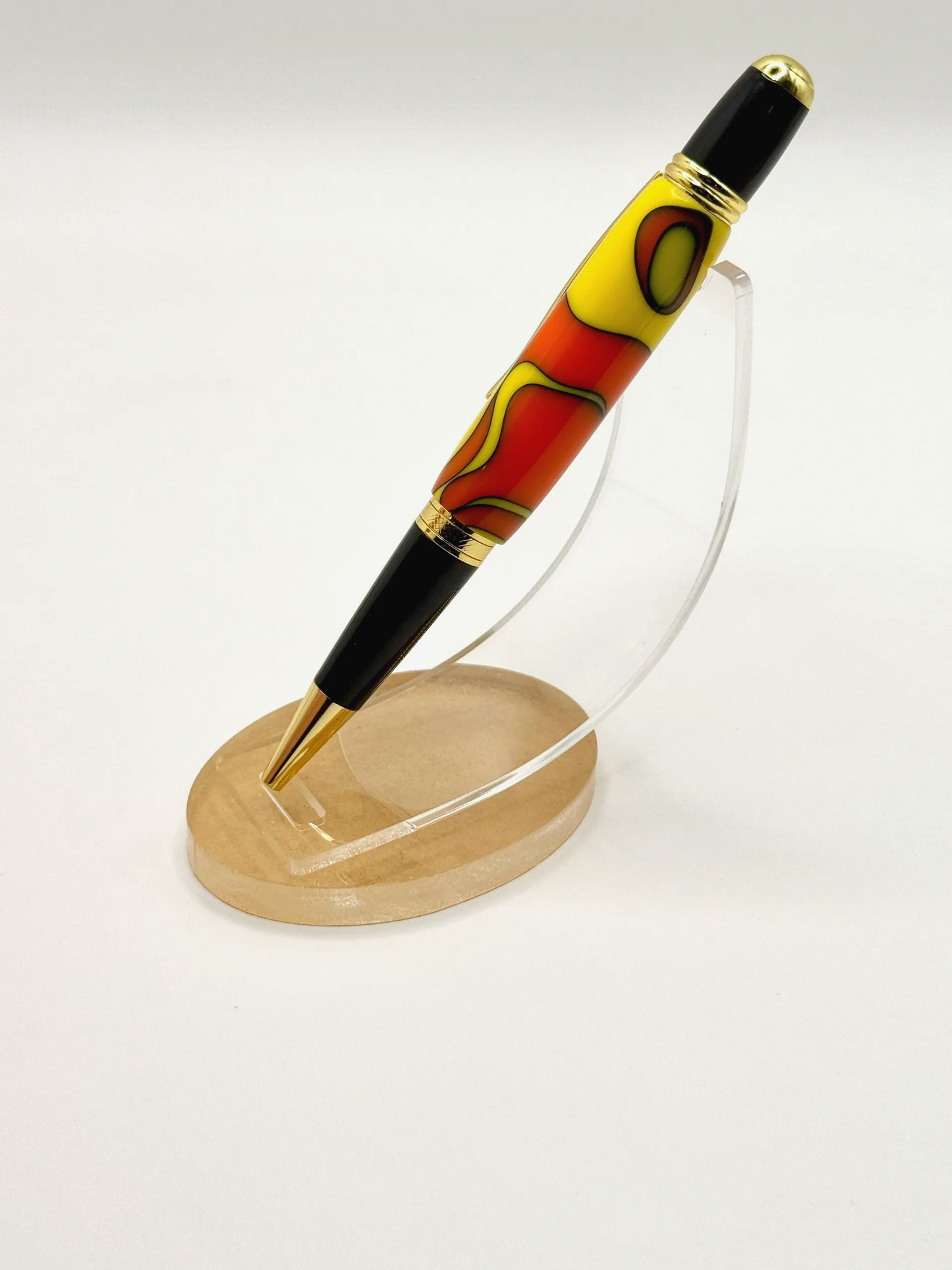 Acrylic Medium-Body Ballpoint Twist Pen (Gold)