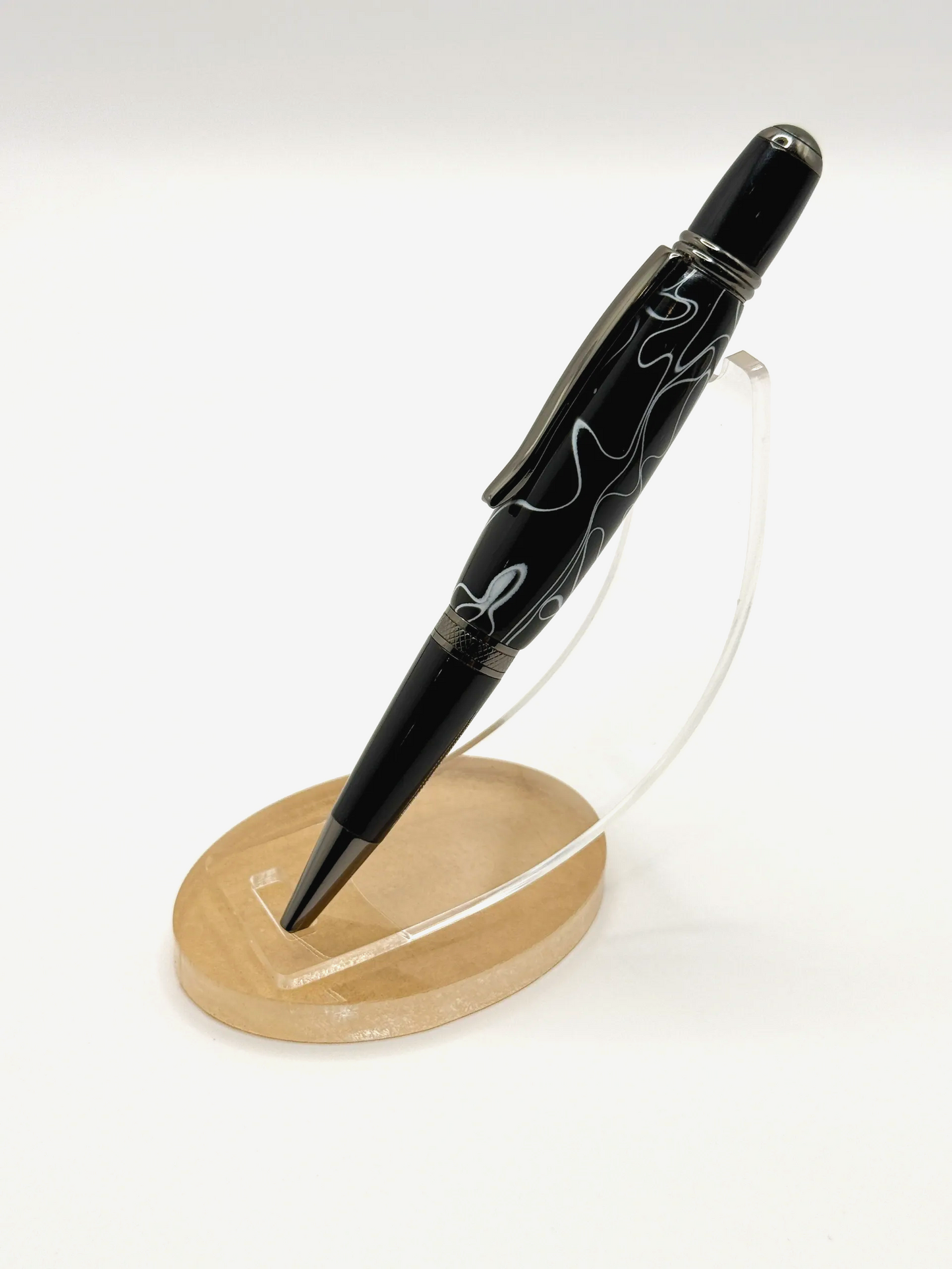 Acrylic Medium-Body Ballpoint Twist Pen (Gun Metal)