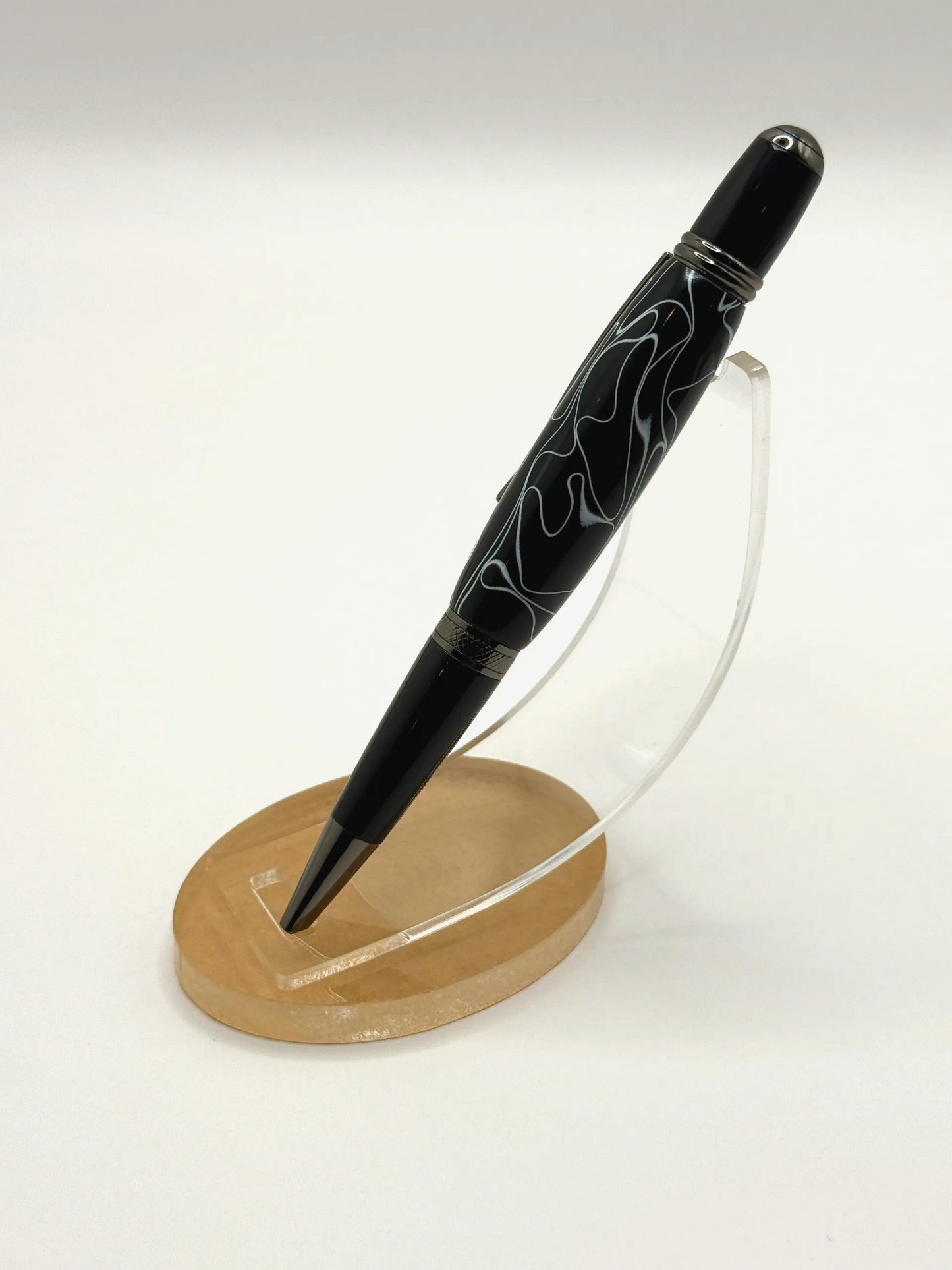Acrylic Medium-Body Ballpoint Twist Pen (Gun Metal)