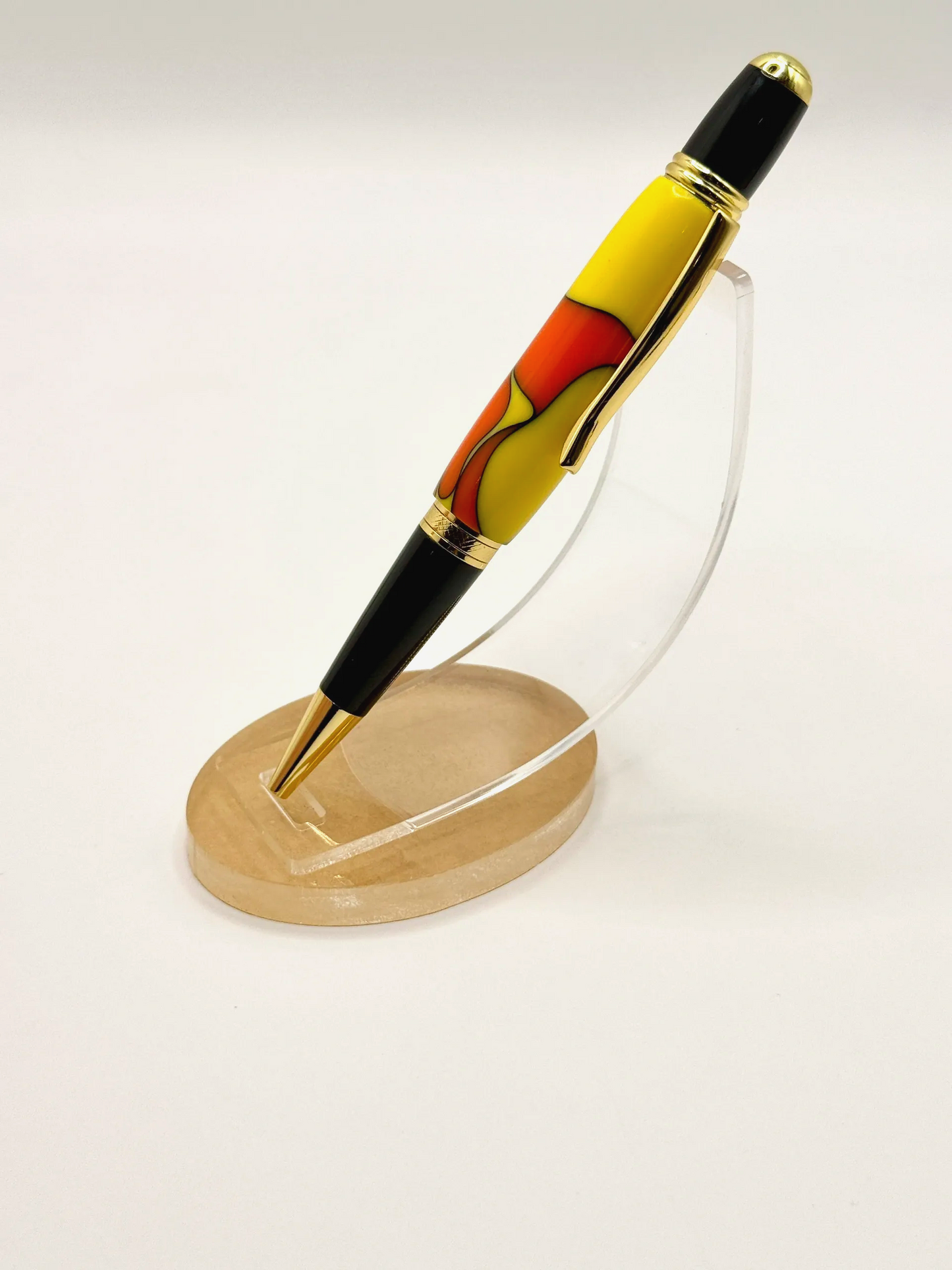 Acrylic Medium-Body Ballpoint Twist Pen (Gold)