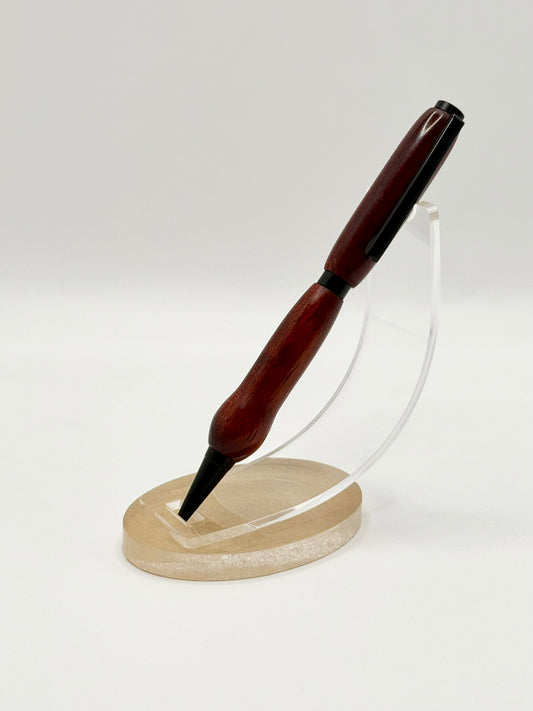 Bloodwood Signature Slimline Ballpoint Pen (Matte Black)
