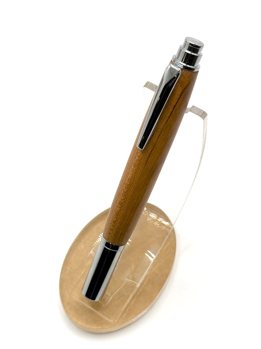 Cherry Wood Rollester Rollerball Pen (Gun Metal)