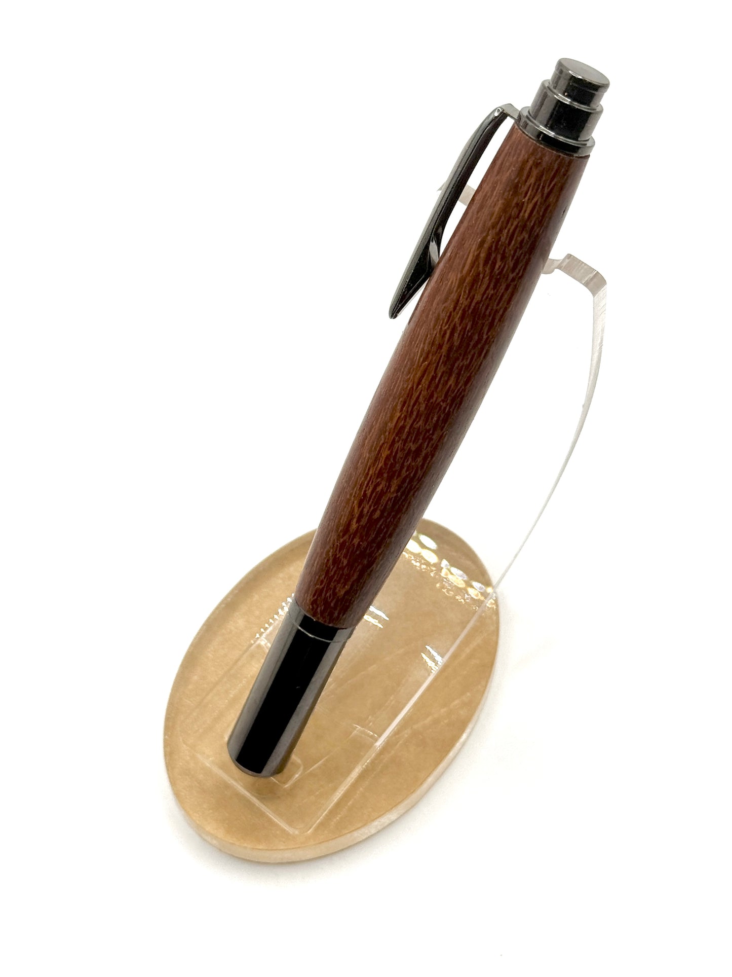 Leopardwood Rollester Rollerball Pen (Gun Metal)