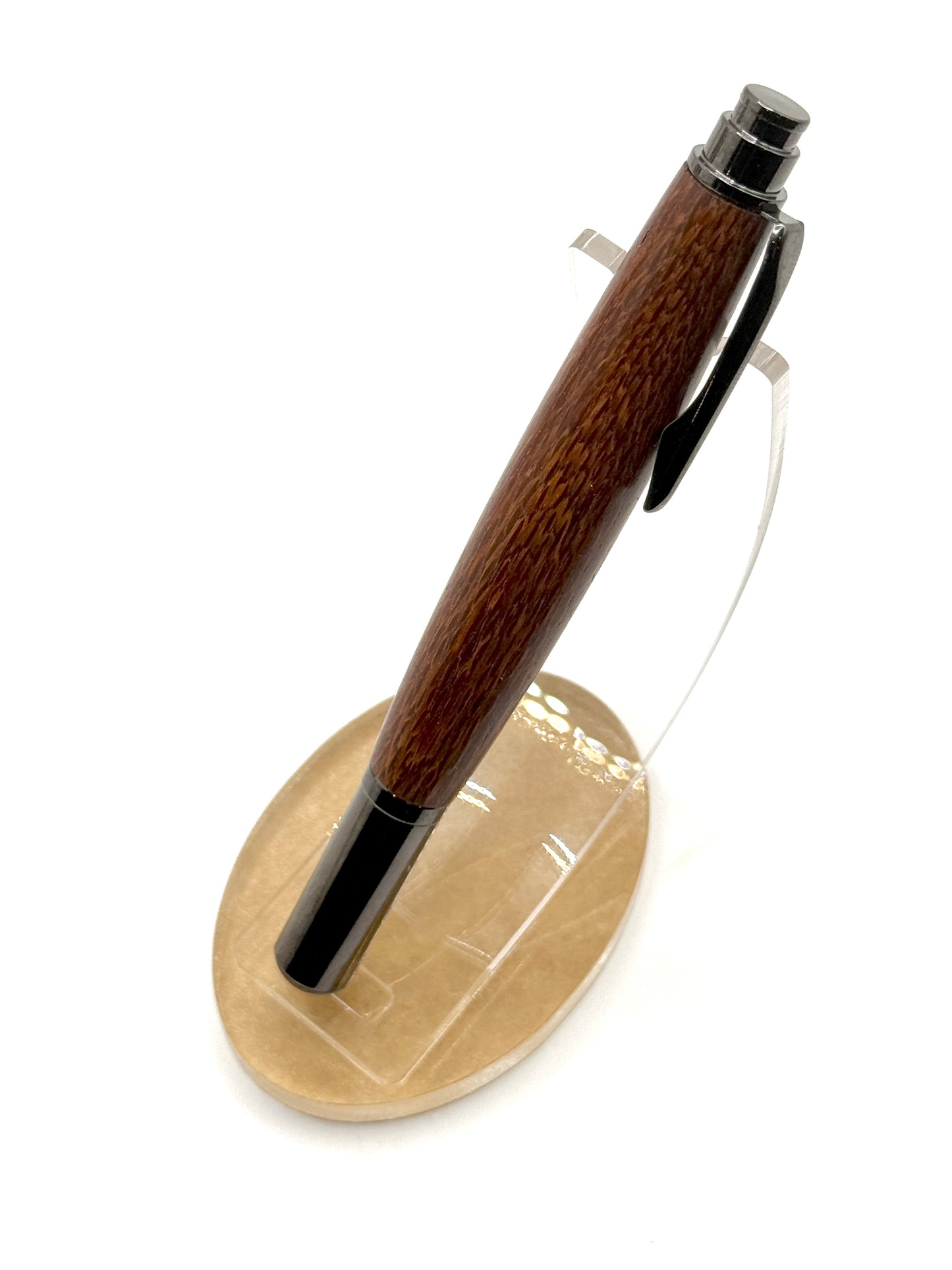 Leopardwood Rollester Rollerball Pen (Gun Metal)