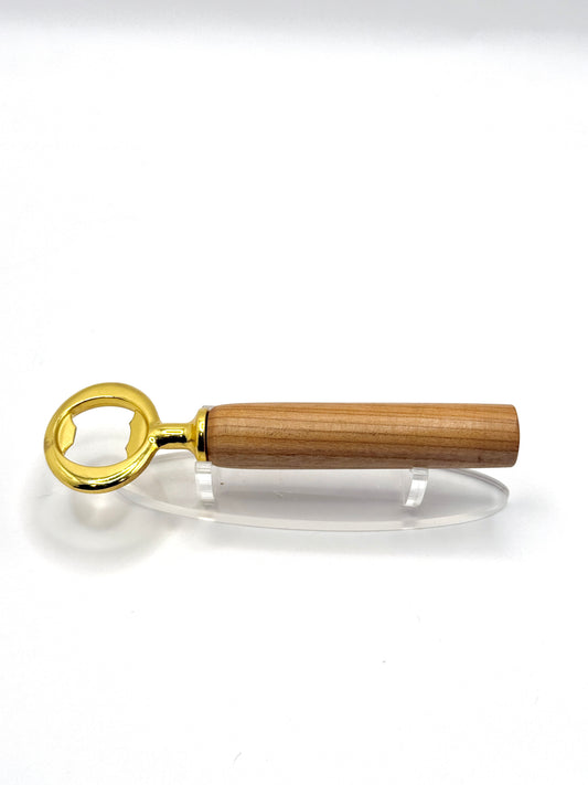 Oak Bottle Opener (Gold)