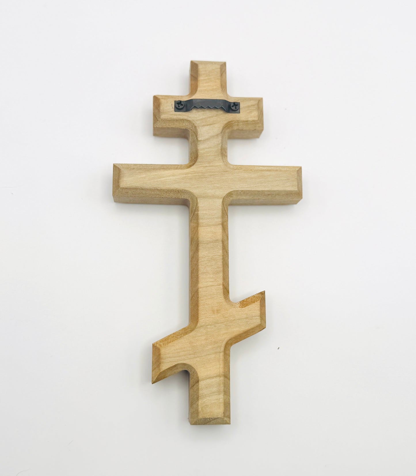Small Solid Maple Cross (w/ Hanging Clip)