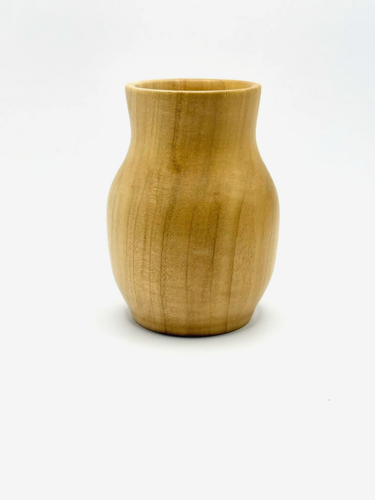 Hickory Handcrafted Wooden Vase (Decorative)