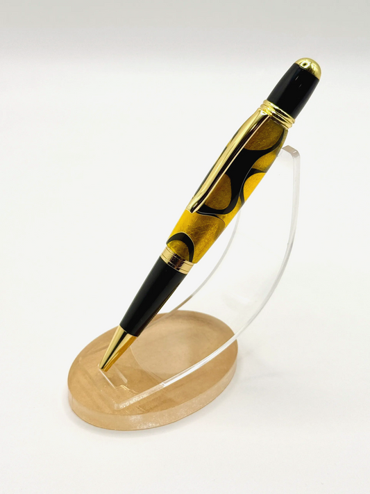 Acrylic Medium-Body Ballpoint Twist Pen (Gold)