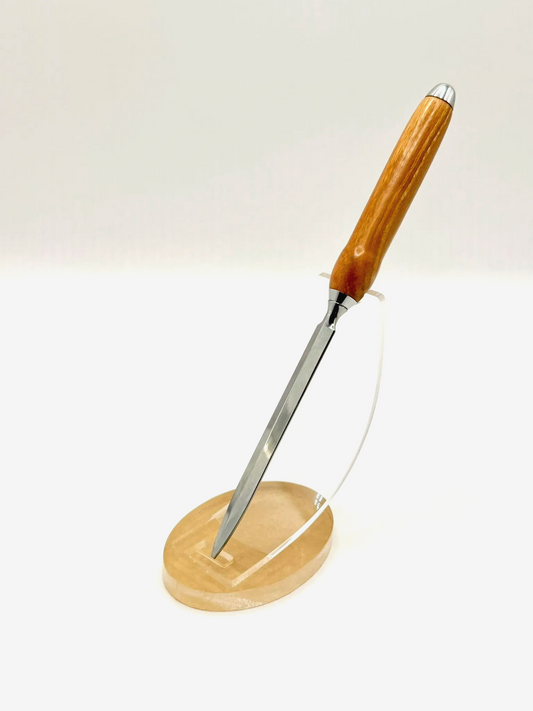 Mahogany Wood Letter Opener (Silver)