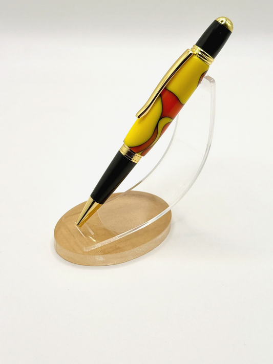 Acrylic Medium-Body Ballpoint Twist Pen (Gold)