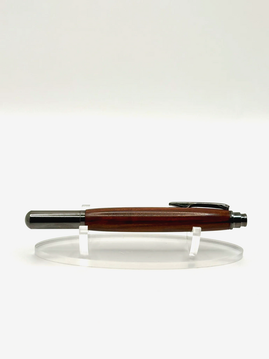 Bolivian Rosewood Rollester Rollerball Pen (Gun Metal)