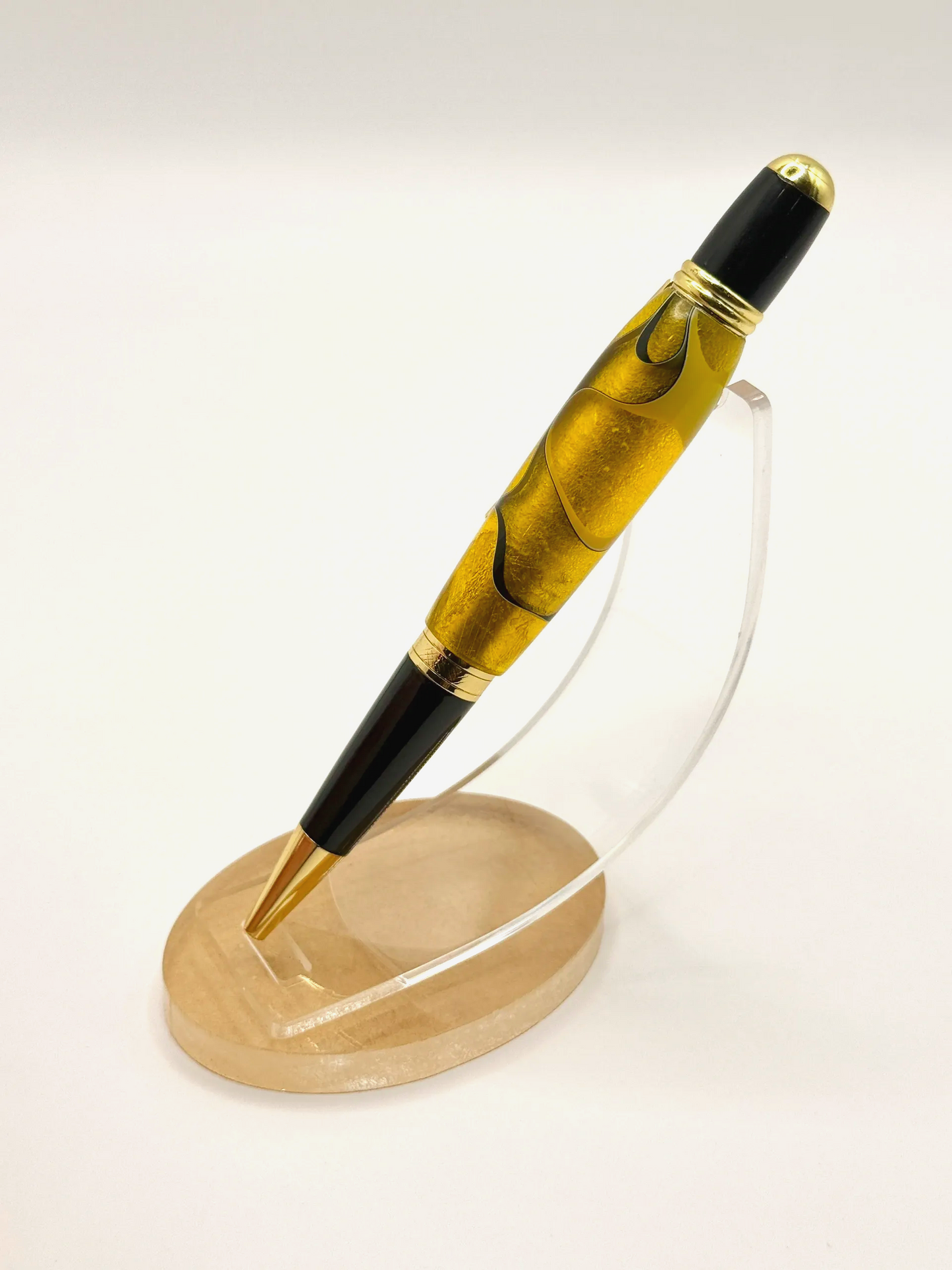Acrylic Medium-Body Ballpoint Twist Pen (Gold)