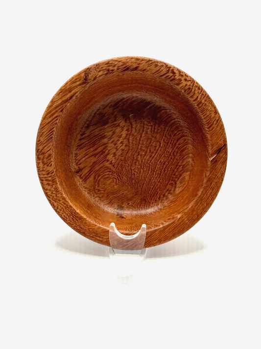 Handcrafted Leopard Wood Bowl (Food-Safe)