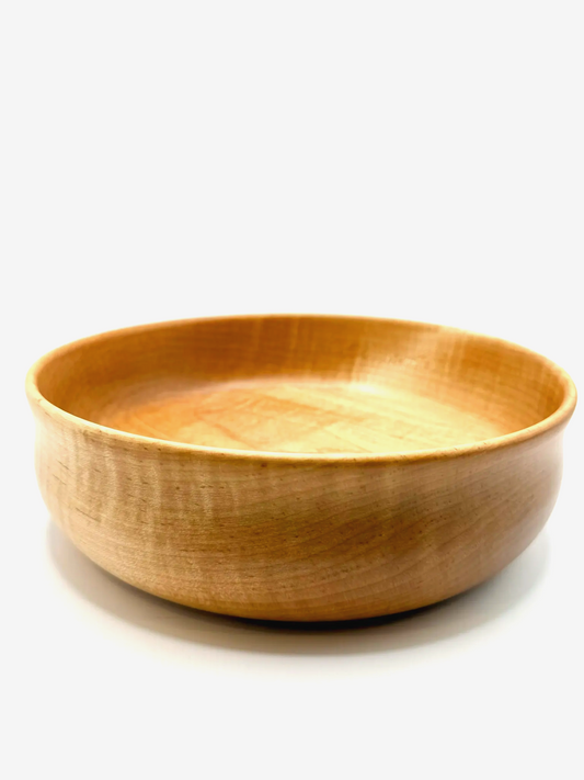 Curly Maple Wood Bowl (Food-Safe)